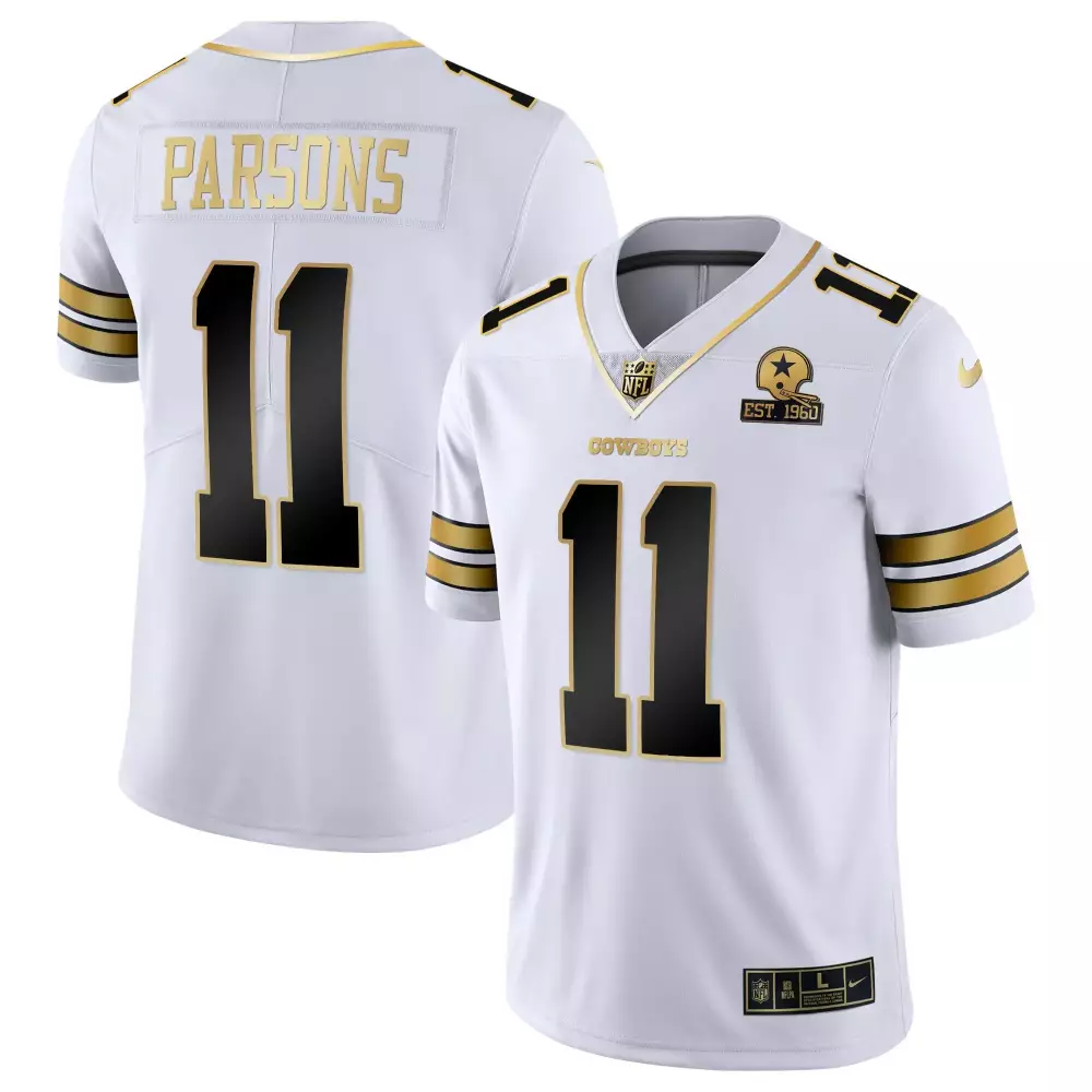 Micah Parsons Dallas Cowboys Vapor Gold Jersey | All Stitched Fan Gear | For Men, Women & Youth