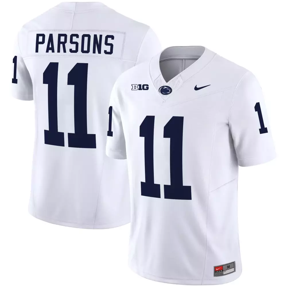 micah parsons navy mens penn state nittany lions vapor limited jersey all stitched