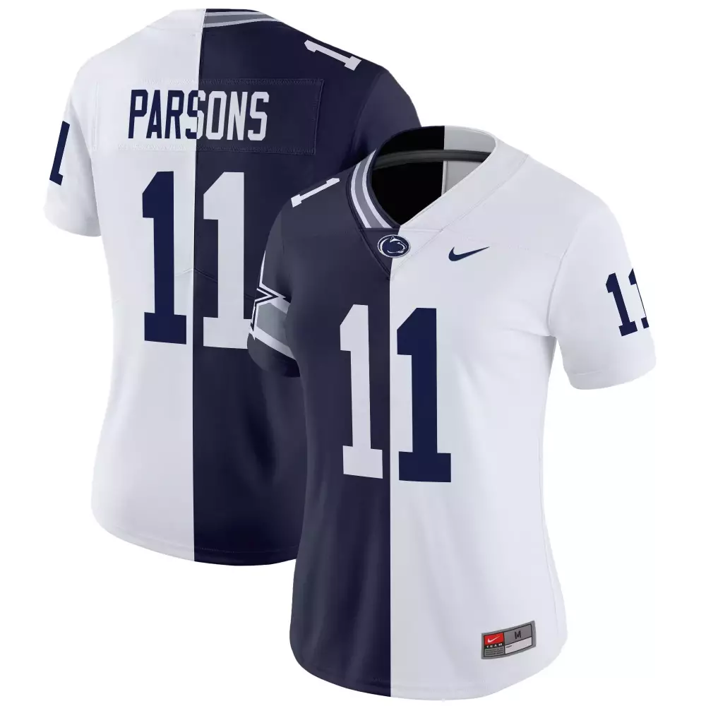 micah parsons navy mens penn state nittany lions vapor limited jersey all stitched