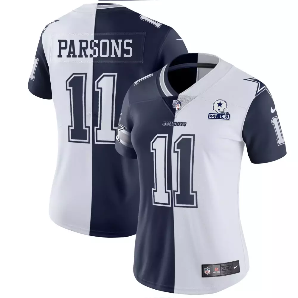 micah parsons women micah parsons dallas cowboys split jersey all stitched