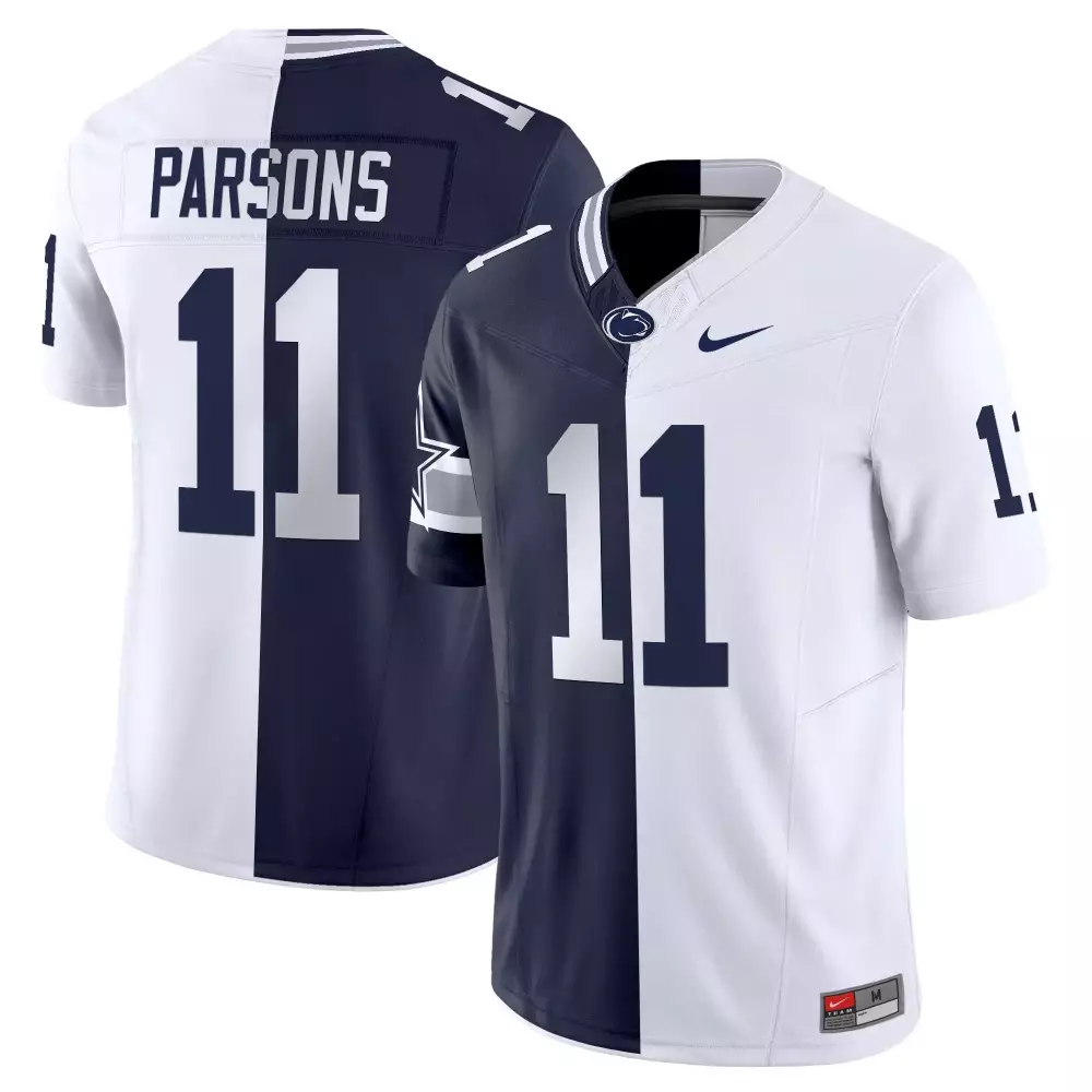 micah parsons navy mens penn state nittany lions vapor limited jersey all stitched