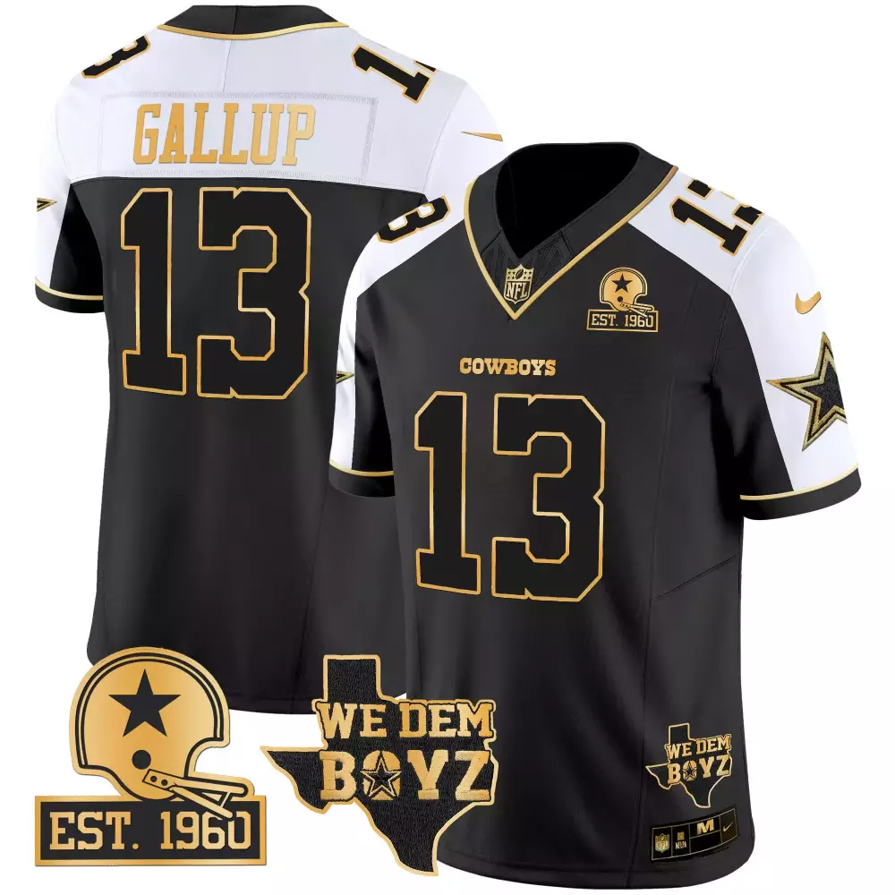 Michael Gallup Alternate Men's Dallas Cowboys Dallas City Patch Jersey | Stitched Vapor | Limited Edition | For Men, Women & Youth