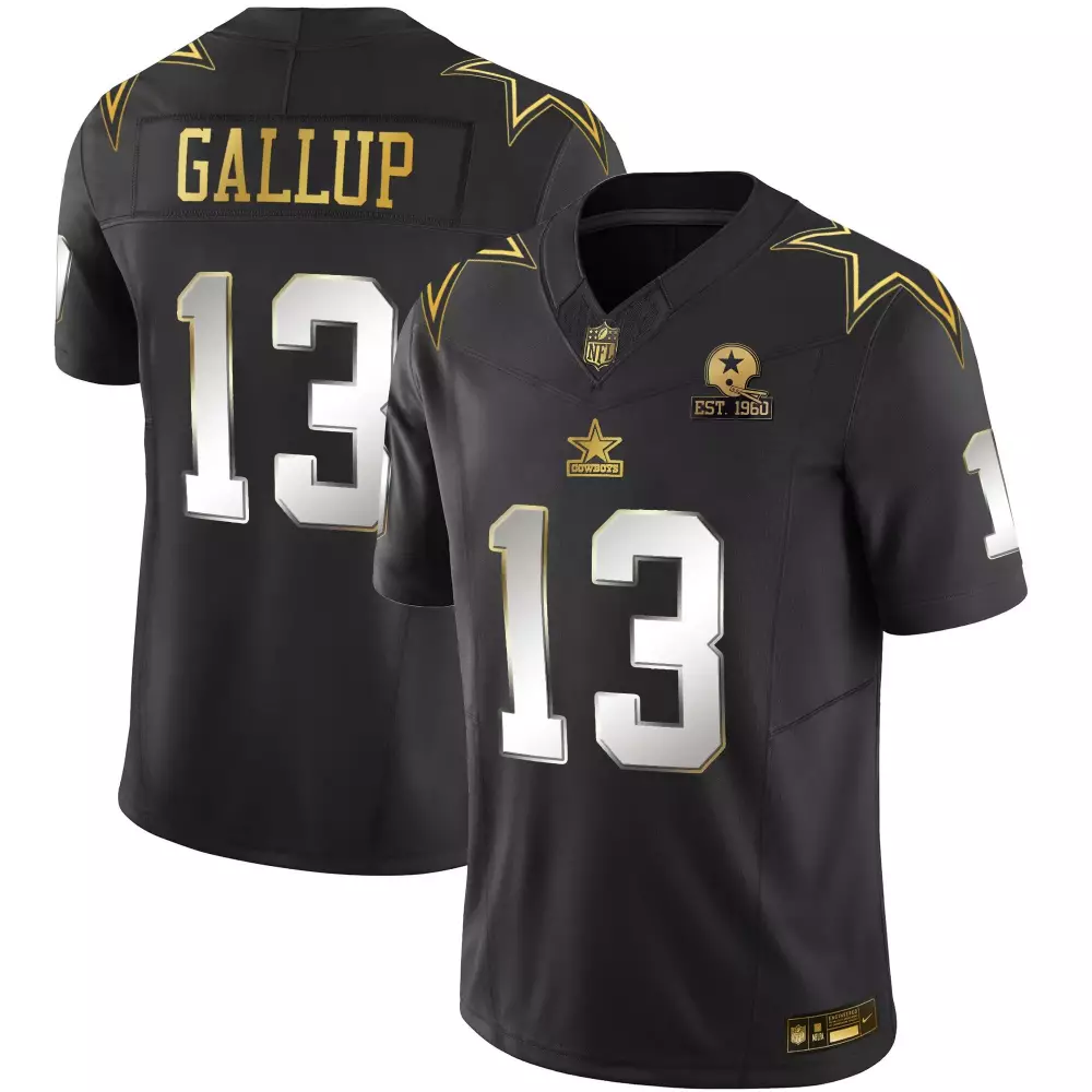 Michael Gallup Dallas Cowboys Black Throwback Jersey | Limited Vapor Style | Fan Gear for Men, Women & Youth