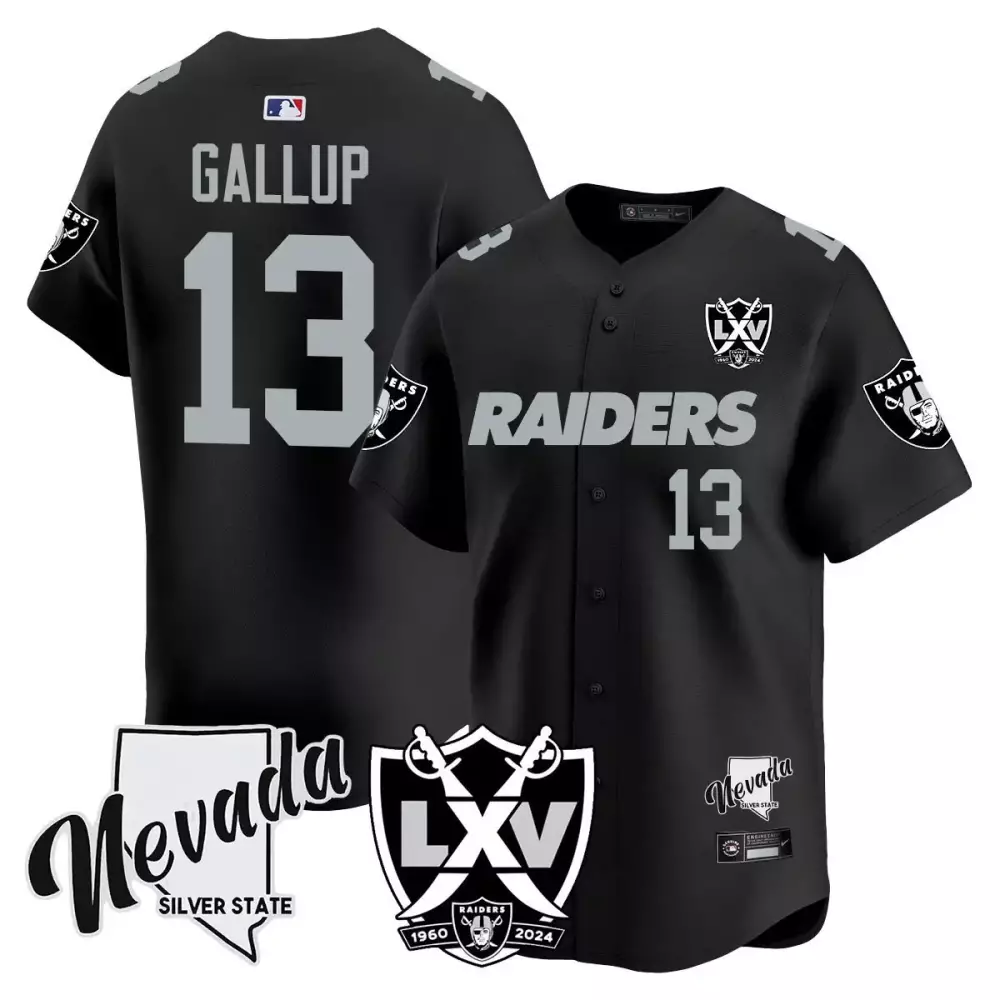 Michael Gallup Black Limited Men's Las Vegas Raiders 2024 Gold Vapor Jersey | Stitched Fan Gear | For Men, Women & Youth