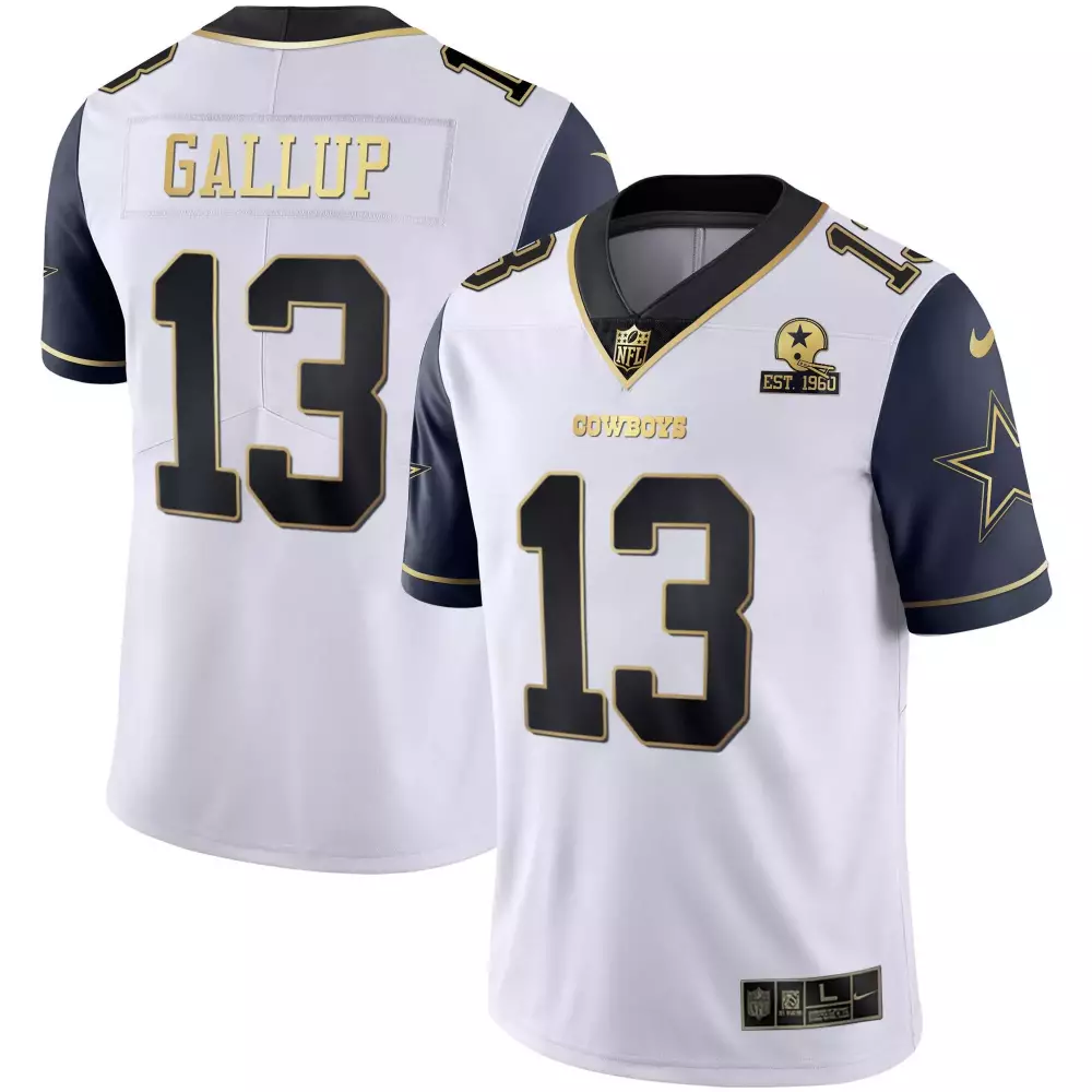 Michael Gallup Navy Color Rush Vapor Jersey | Dallas Cowboys Alternate Design | Stitched Fan Gear for Men, Women & Youth
