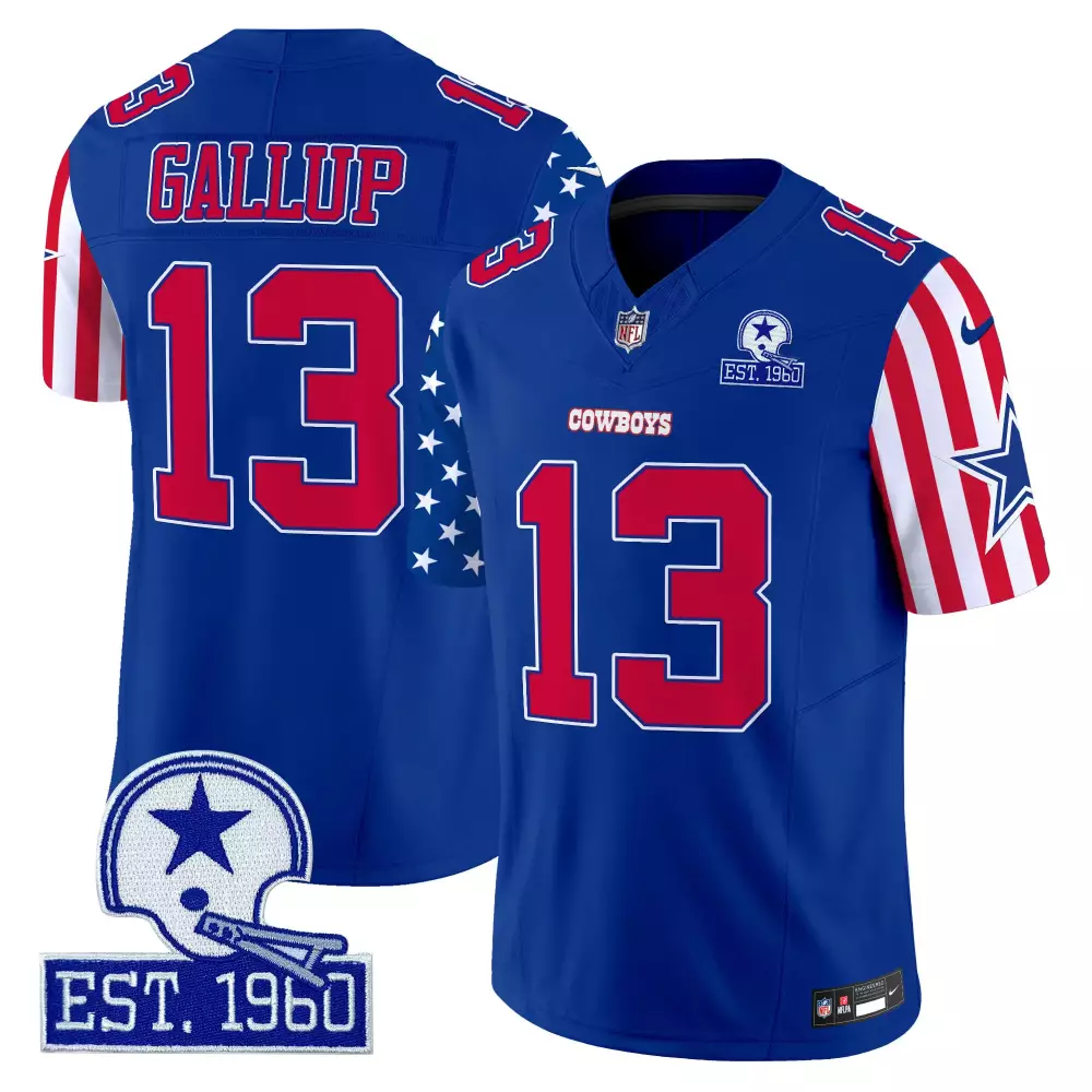 Michael Gallup Royal Dallas Cowboys Vapor Limited Jersey | American Style | All Stitched Fan Gear for Men, Women & Youth