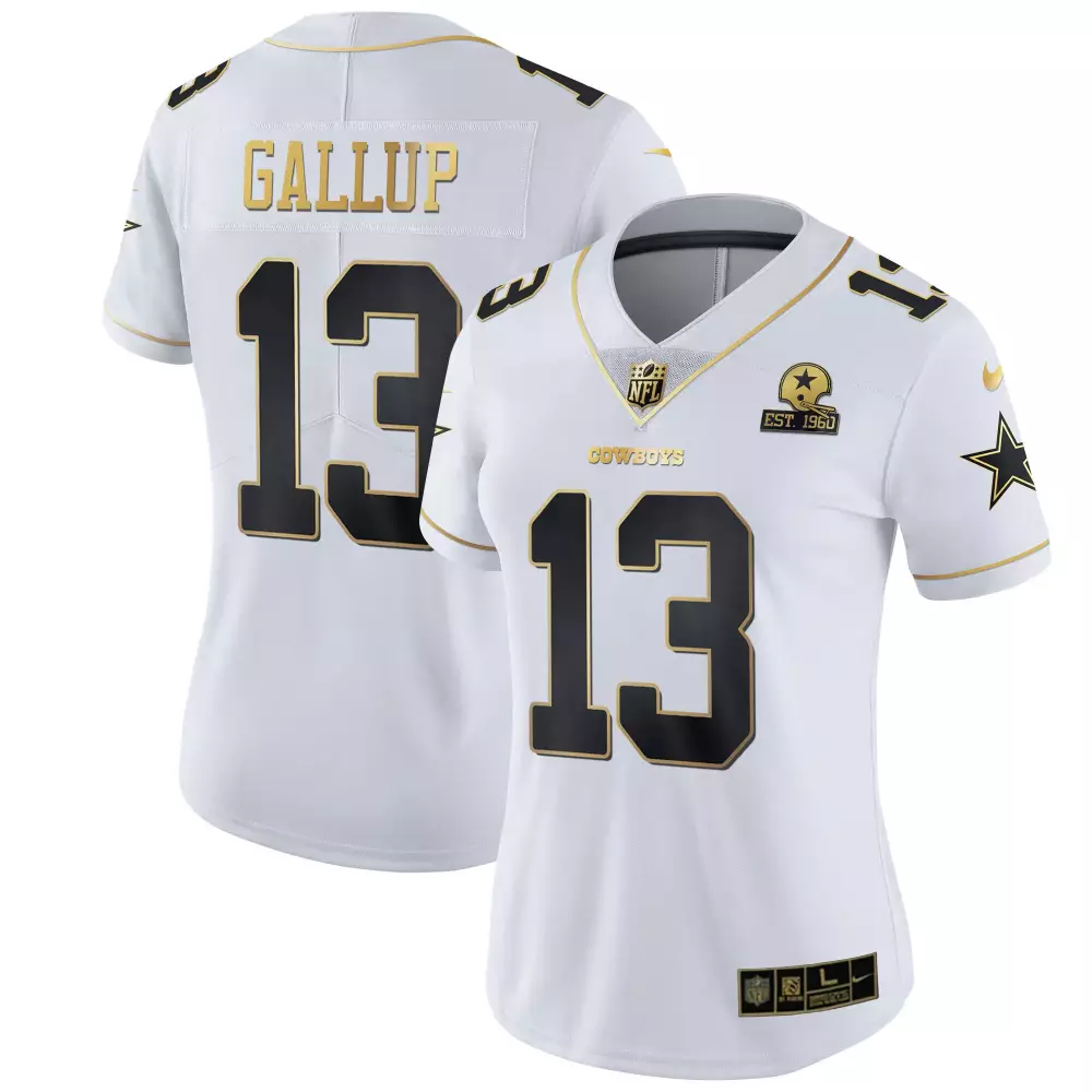 Michael Gallup Dallas Cowboys Black Gold Jersey | Stitched Game Day Outfit | Limited Edition Fan Gear | For Men, Women & Youth