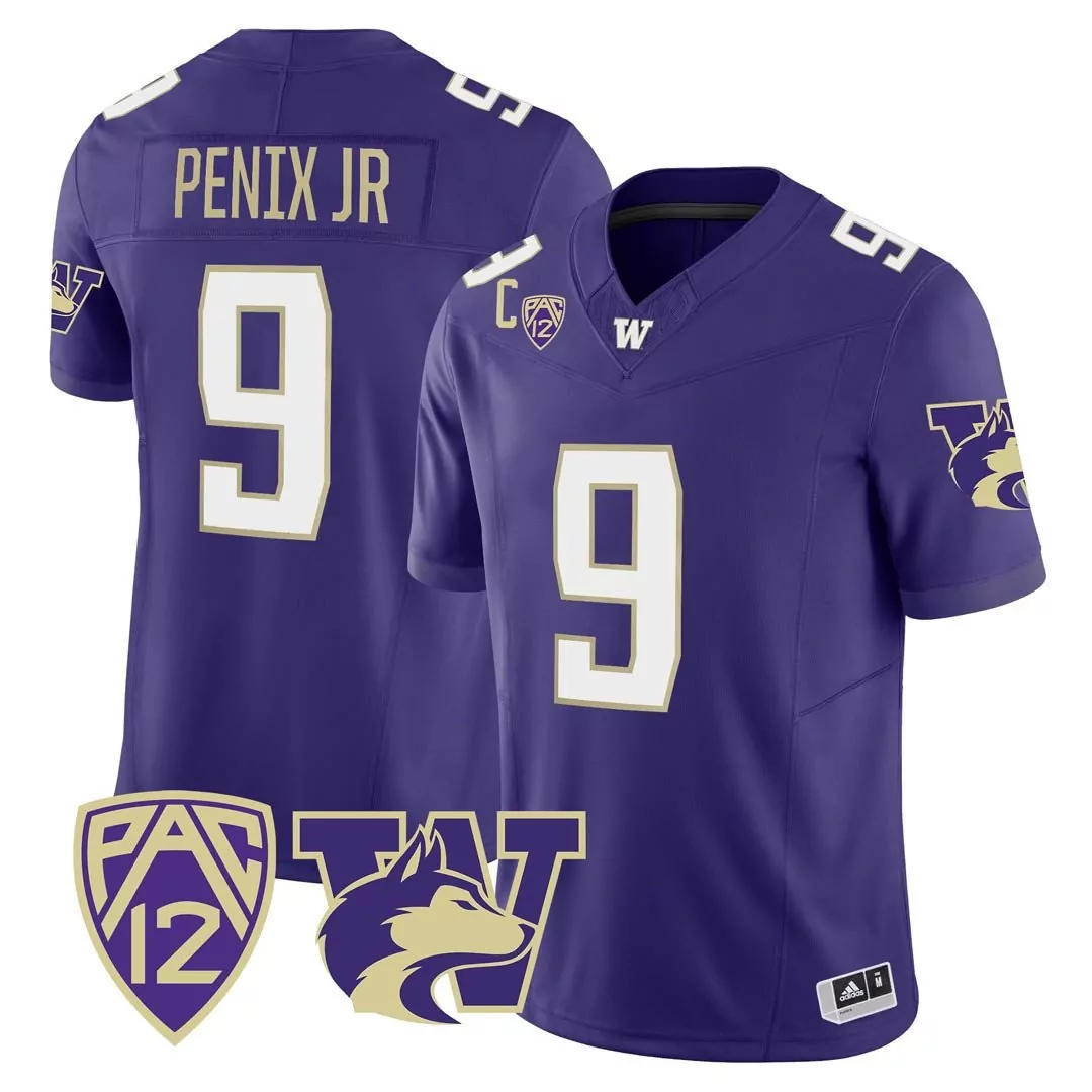 michael penix jr mens washington huskies limited jersey purple all stitched