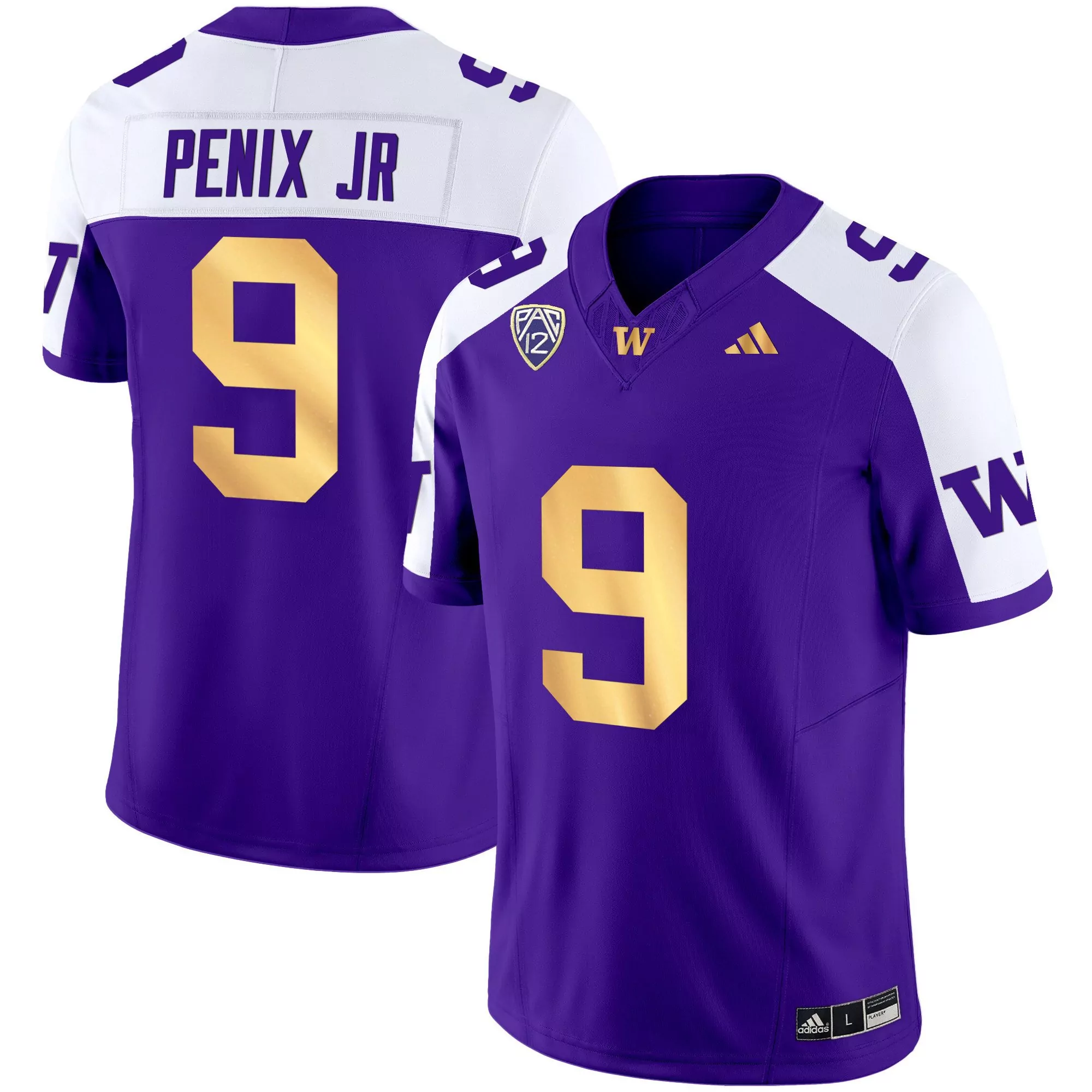 michael penix jr mens washington huskies washington patch vapor jersey all stitched