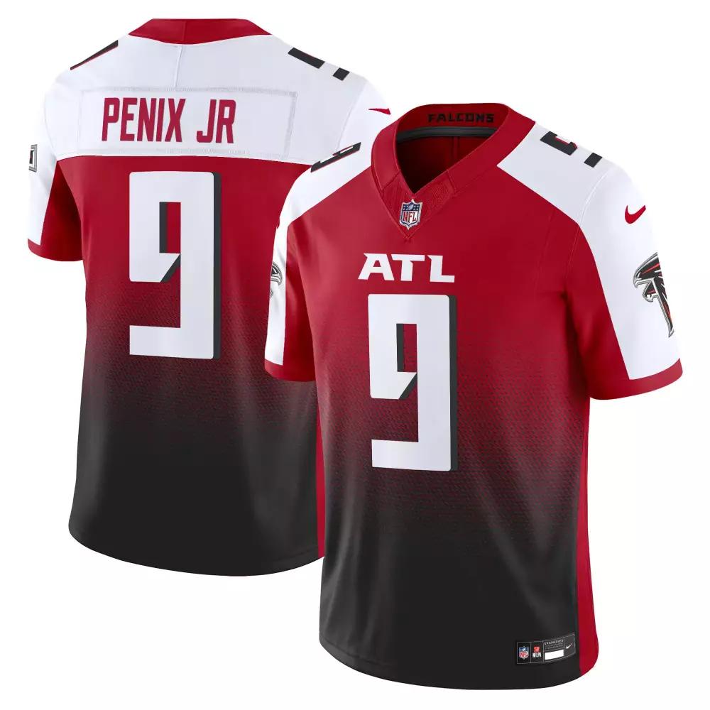 michael penix jr black mens outkast x atlanta falcons 2024 vapor limited jersey all stitched