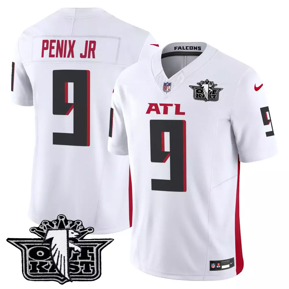 michael penix jr white mens outkast x atlanta falcons 2024 vapor limited jersey all stitched