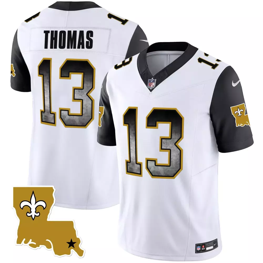 michael thomas black mens new orleans saints 1987 legacy vapor limited jersey v2 all stitched