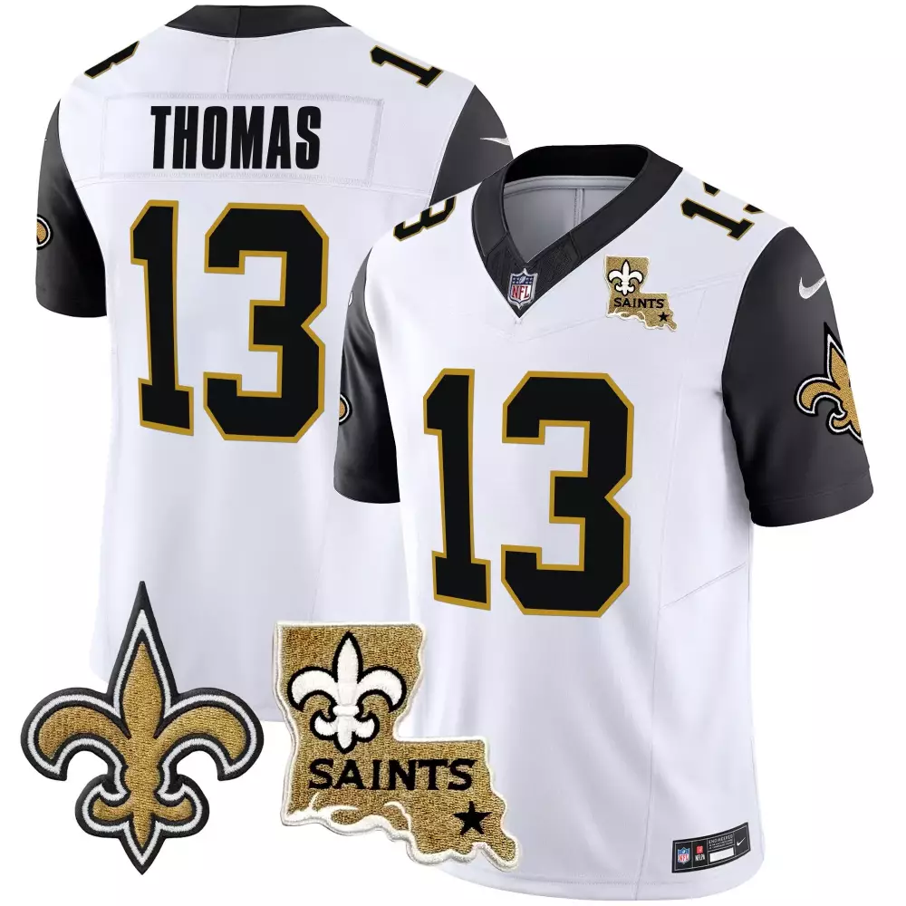 michael thomas black sleeves mens new orleans saints 1987 legacy vapor jersey all stitched