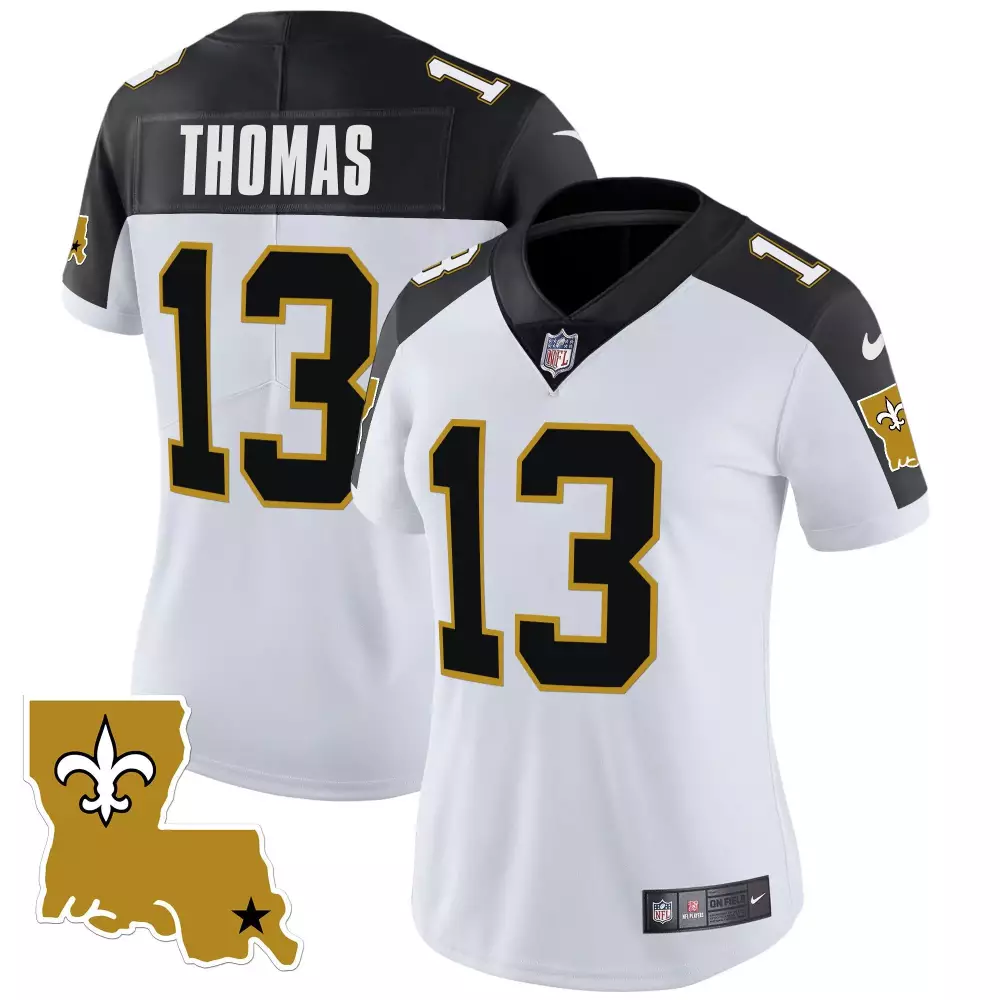 michael thomas inverted womens new orleans saints 1987 legacy vapor jersey all stitched