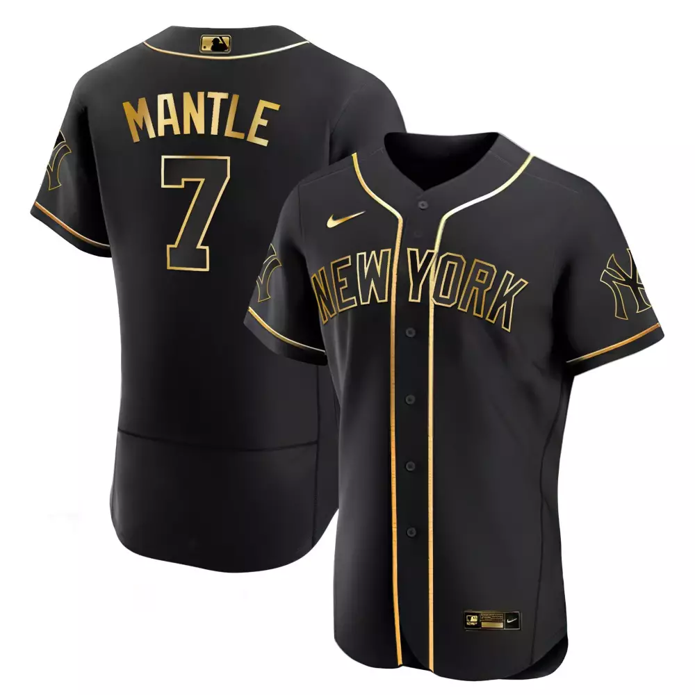 mickey light blue unisex new york yankees mickey vapor premier limited jersey printed