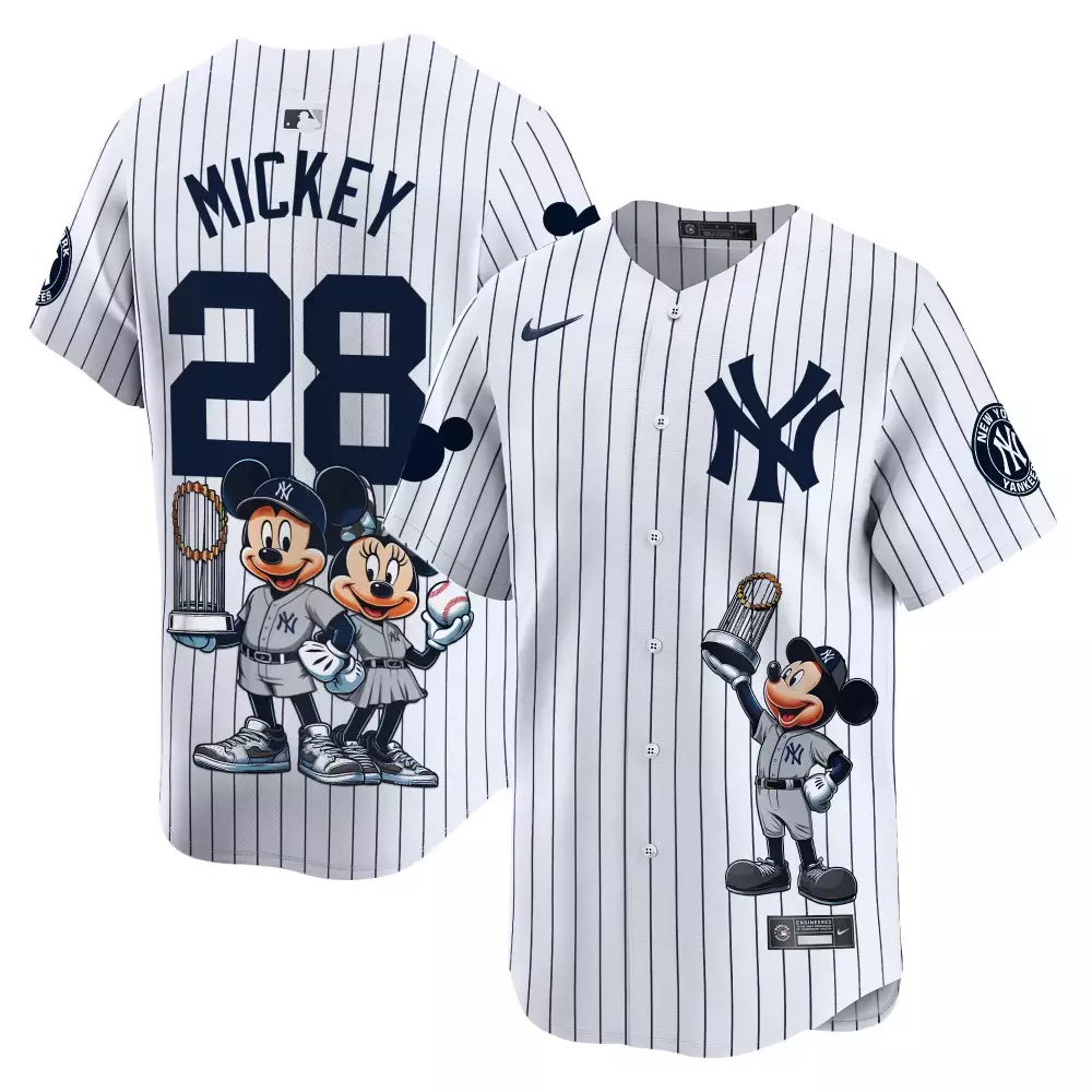 mickey red unisex new york yankees mickey vapor premier limited jersey printed