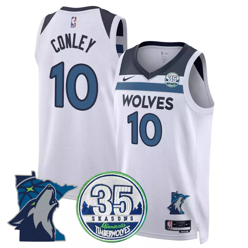 mike conley 2425 city mens minnesota timberwolves swingman jersey minnesota patch all stitched