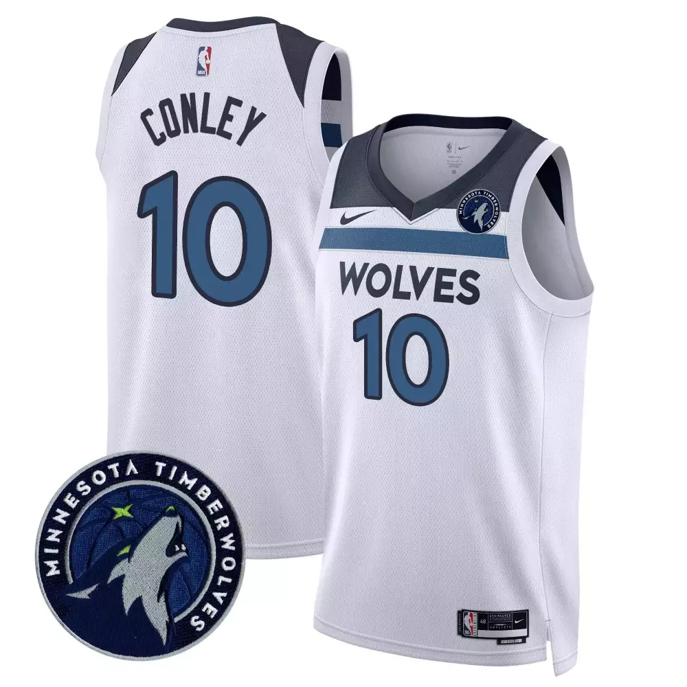 mike conley 2425 city mens minnesota timberwolves swingman jersey minnesota patch all stitched