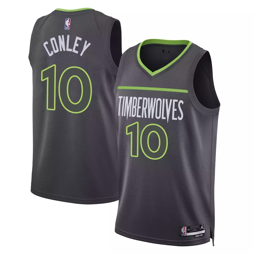 mike conley icon mens minnesota timberwolves swingman jersey v2 all stitched