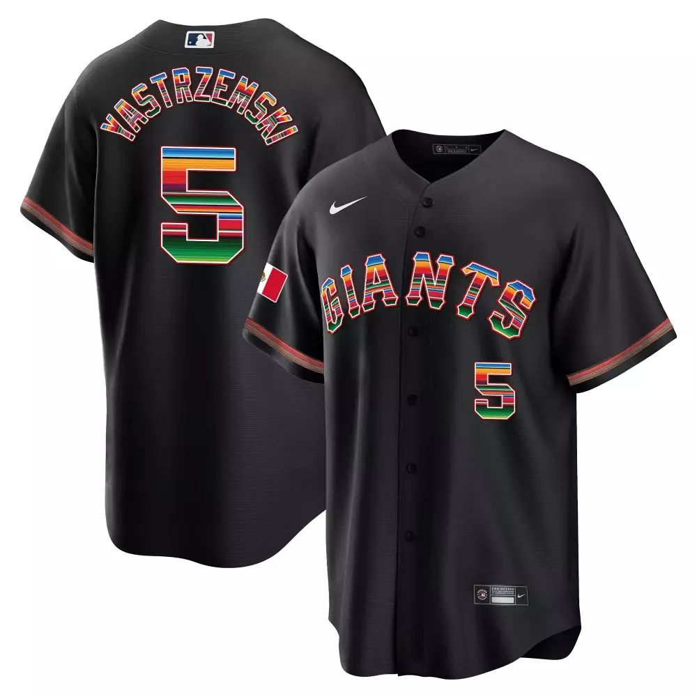 mike yastrzemski black mens san francisco giants california patch vapor premier limited jersey all stitched