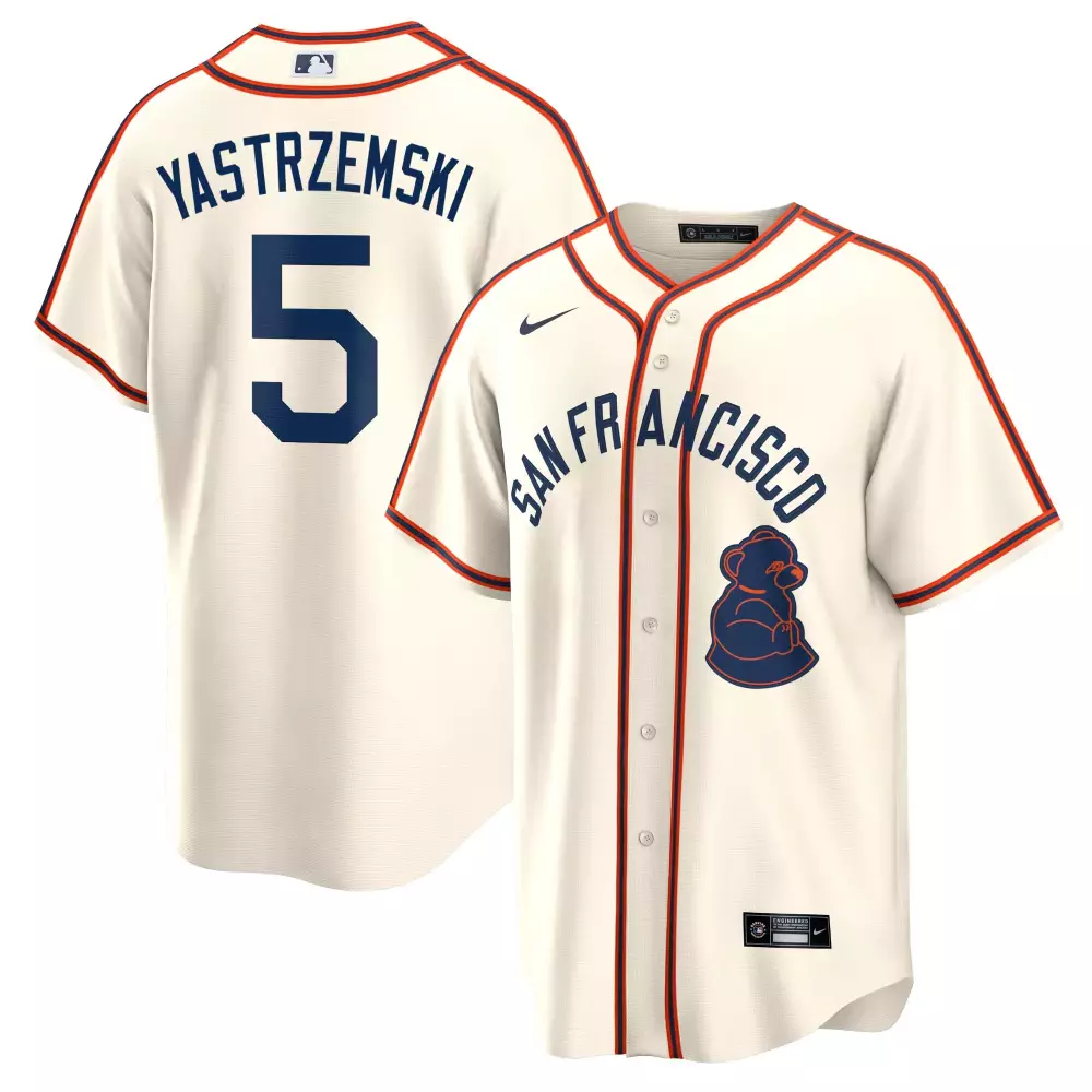 mike yastrzemski cool black gold mens san francisco giants black limited gold jersey all stitched