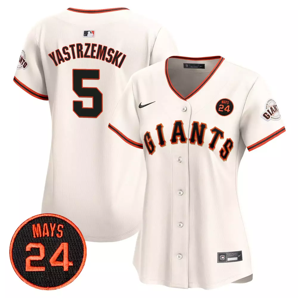 mike yastrzemski cream unisex san francisco giants bubblegum pink vapor premier limited jersey all stitched