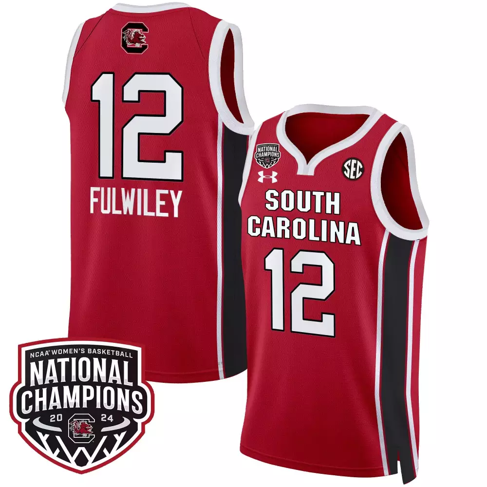 milaysia fulwiley red mens size south carolina gamecocks 2024 national champions baseball jersey women patch all stitche