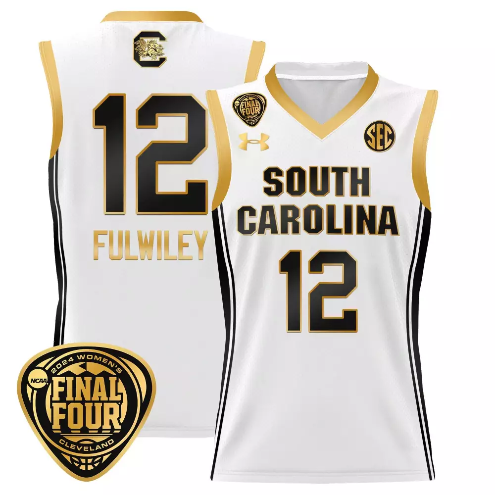 milaysia fulwiley red womens size south carolina gamecocks 2024 national champions basketball jersey v2 women patch all