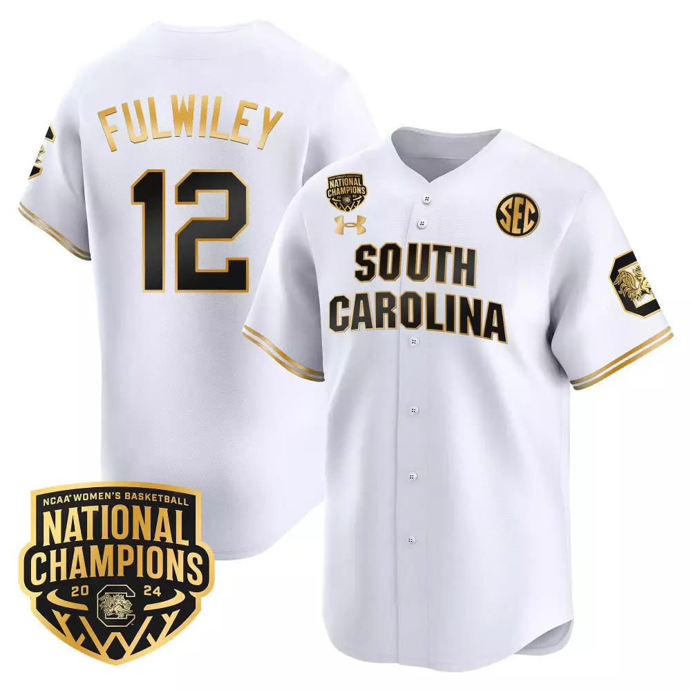 milaysia fulwiley white gold mens size south carolina gamecocks 2024 national champions baseball jersey women patch all