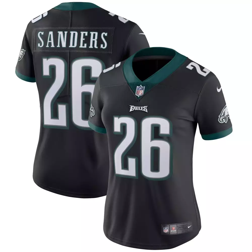 miles sanders white mens philadelphia eagles kelly green limited jersey all stitched