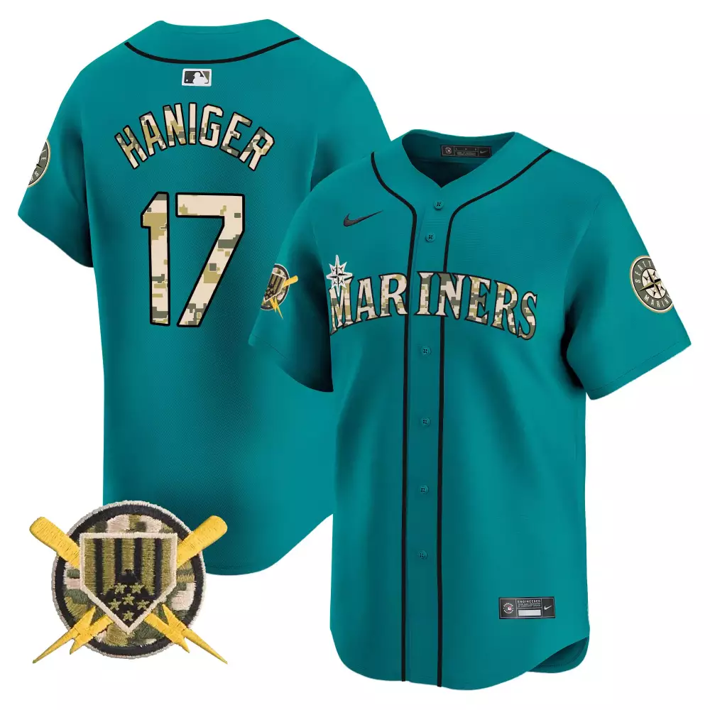 mitch garver royal mens seattle mariners trident patch vapor premier limited jersey all stitched