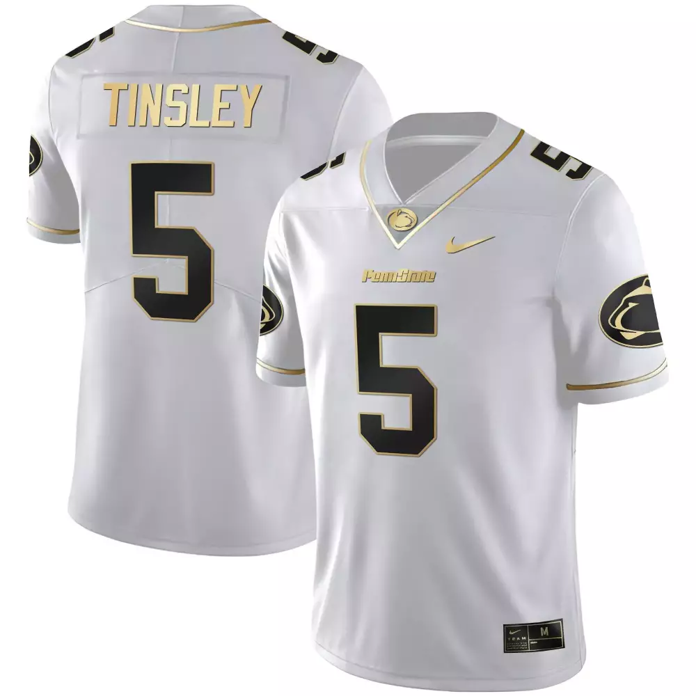 mitchell tinsley black limited mens penn state nittany lions black limited gold vapor jersey all stitched