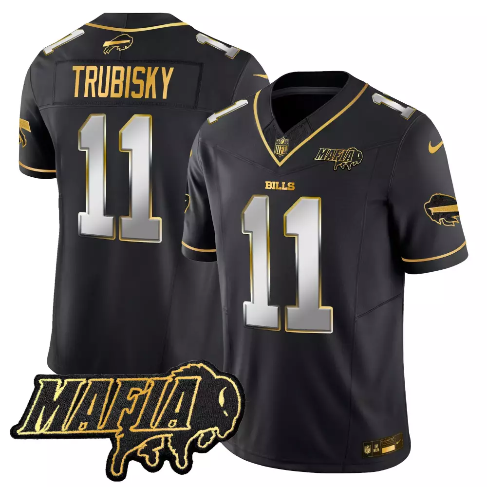Mitchell Trubisky Black Camo Men's Buffalo Bills Vapor Jersey | American Style Limited Edition | For Men, Women & Youth