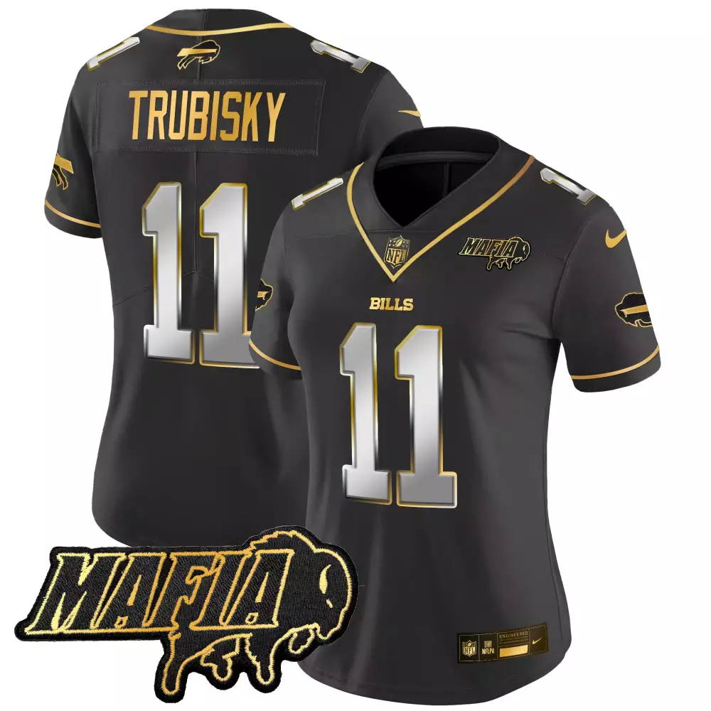Mitchell Trubisky Black Camo Men's Buffalo Bills Vapor Jersey | American Style Limited Edition | For Men, Women & Youth