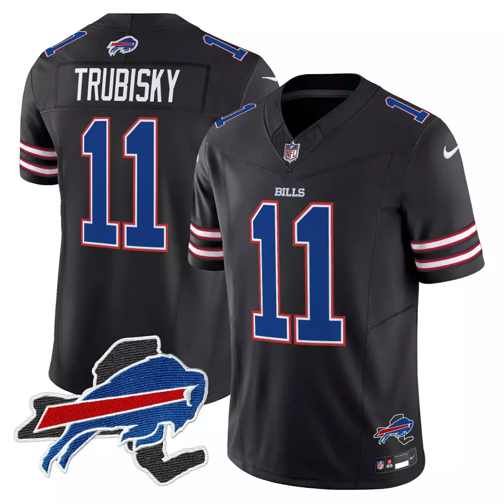 Mitchell Trubisky Black Camo Men's Buffalo Bills Vapor Jersey | American Style Limited Edition | For Men, Women & Youth
