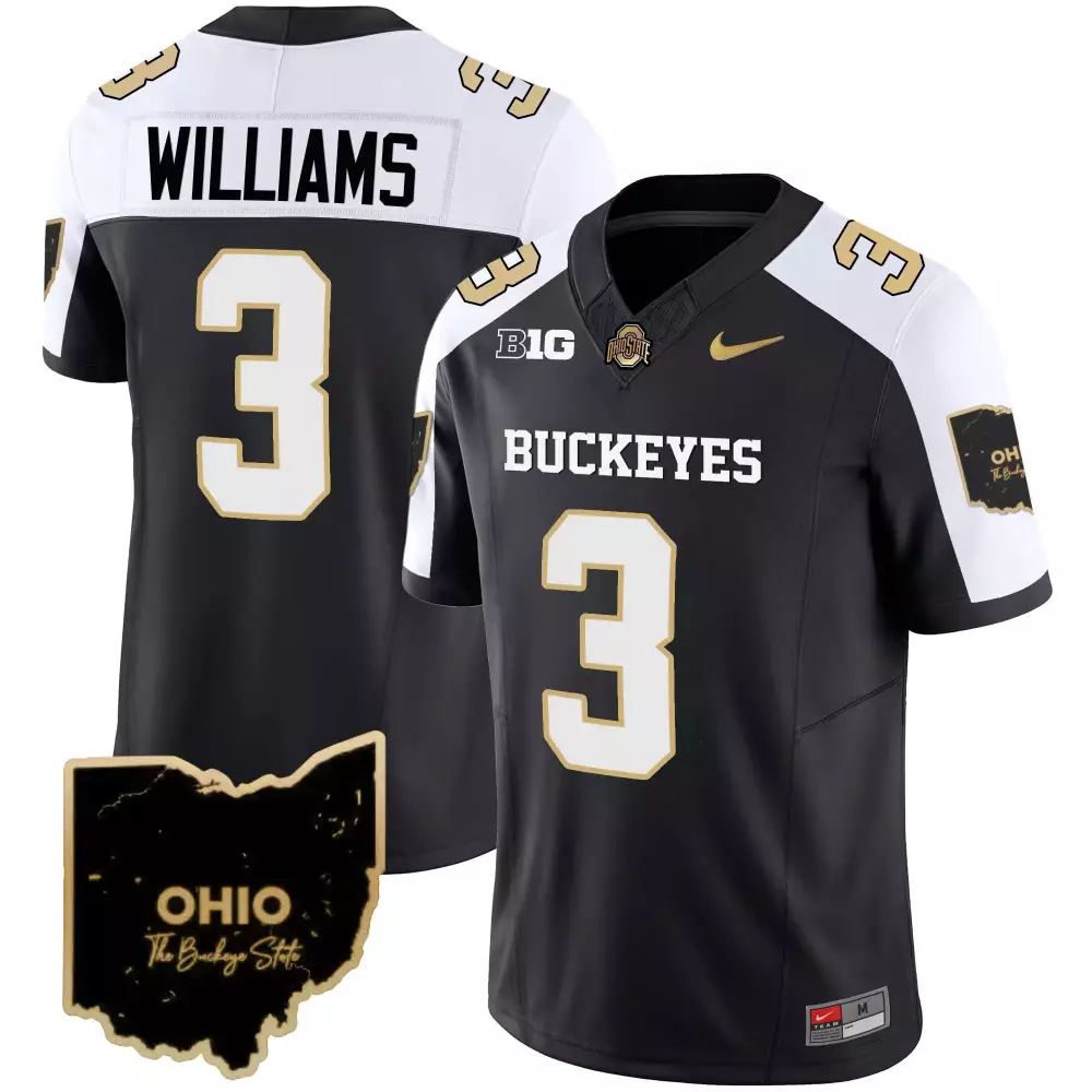 miyan williams alternate mens ohio state buckeyes 2023 vapor limited gold jersey ohio patch all stitched