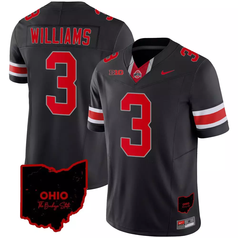 miyan williams black mens ohio state buckeyes 2024 vapor limited jersey ohio patch all stitched