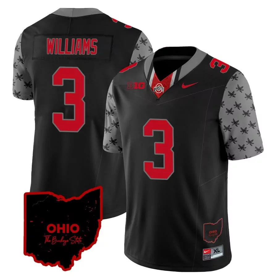 miyan williams black womens ohio state buckeyes 2023 vapor limited jersey ohio patch all stitched
