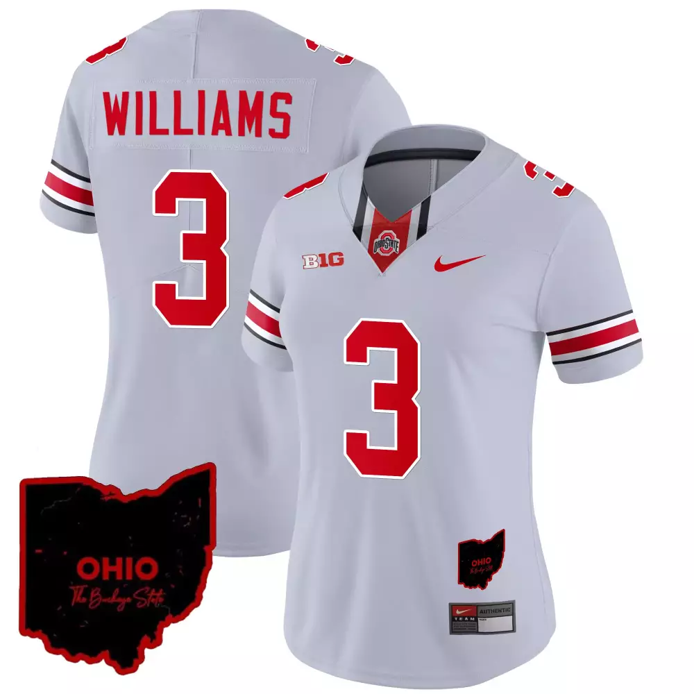 miyan williams gray womens ohio state buckeyes 2023 vapor limited jersey ohio patch all stitched