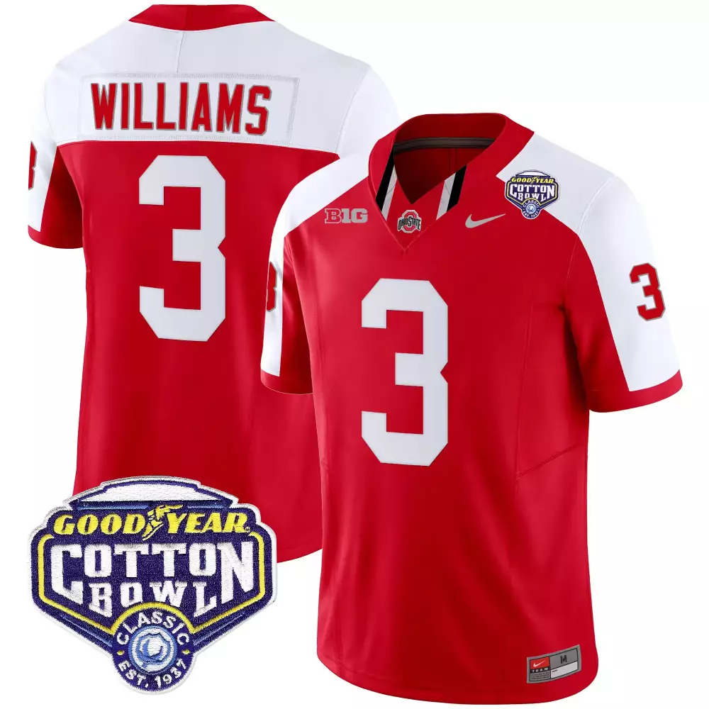 miyan williams men ohio state buckeyes 2023 black gray jersey stitched