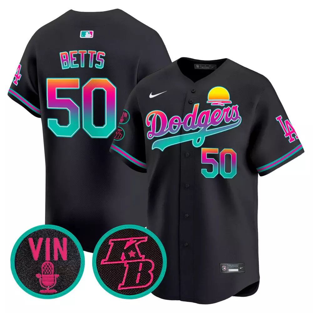 mookie betts black mens los angeles dodgers 2024 los angeles city style vapor premier limited jersey all stitched