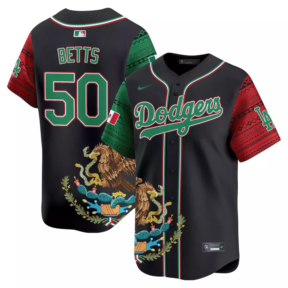 mookie betts black mens los angeles dodgers 2024 los angeles city style vapor premier limited jersey all stitched