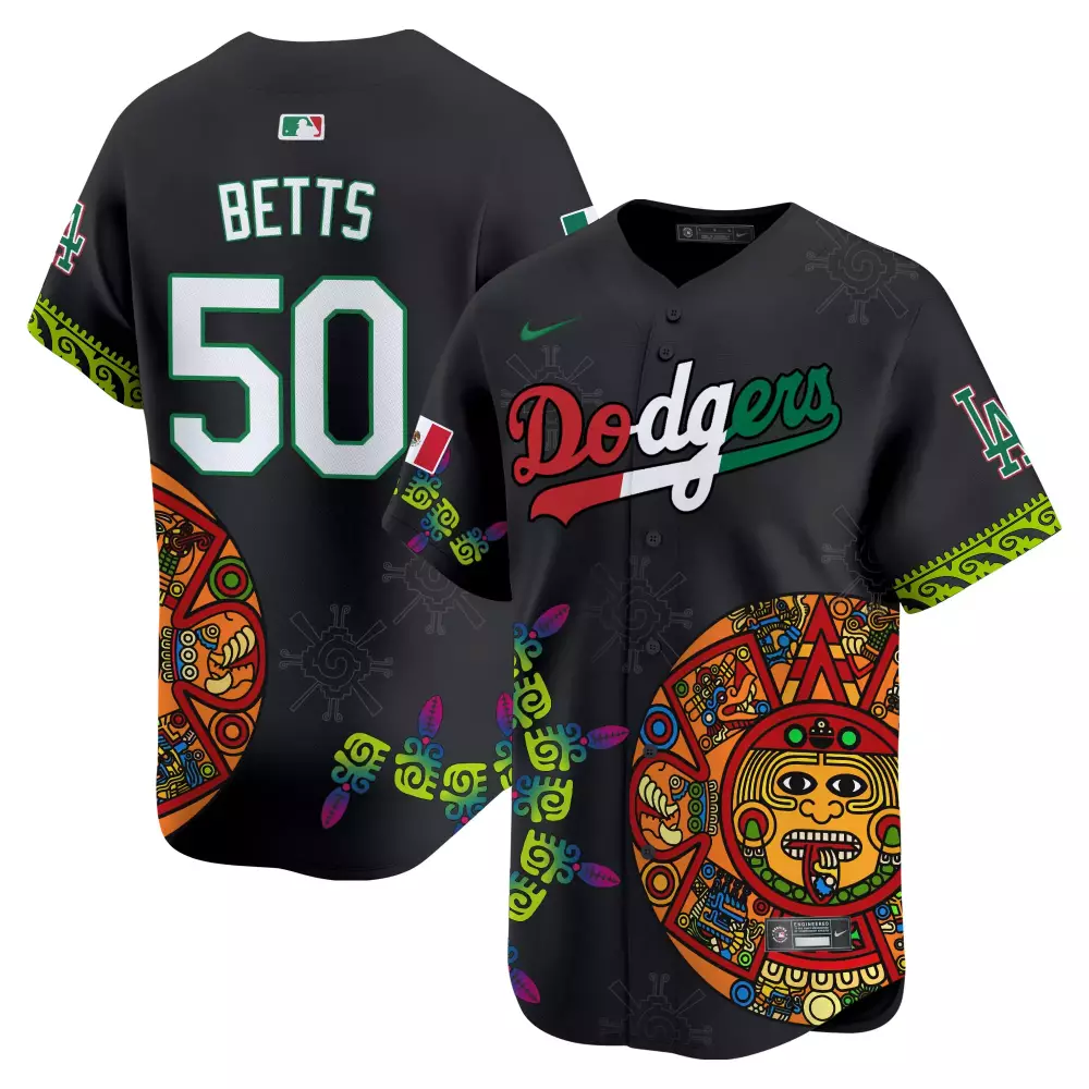 mookie betts black mens los angeles dodgers flex base mamba jersey all stitched