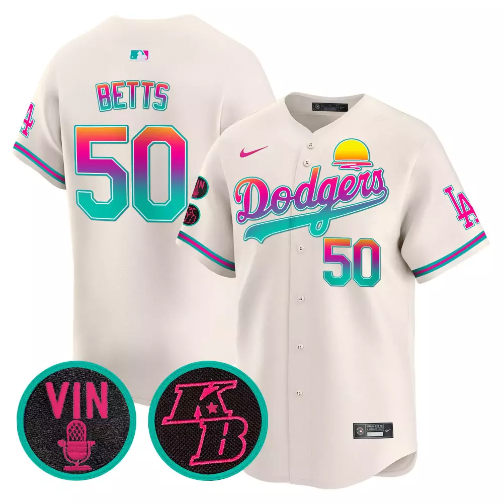 mookie betts cream mens los angeles dodgers 2024 los angeles city style vapor premier limited jersey all stitched