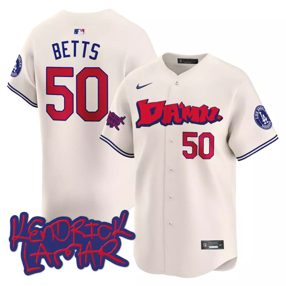 mookie betts cream mens los angeles dodgers 2024 los angeles city style vapor premier limited jersey all stitched