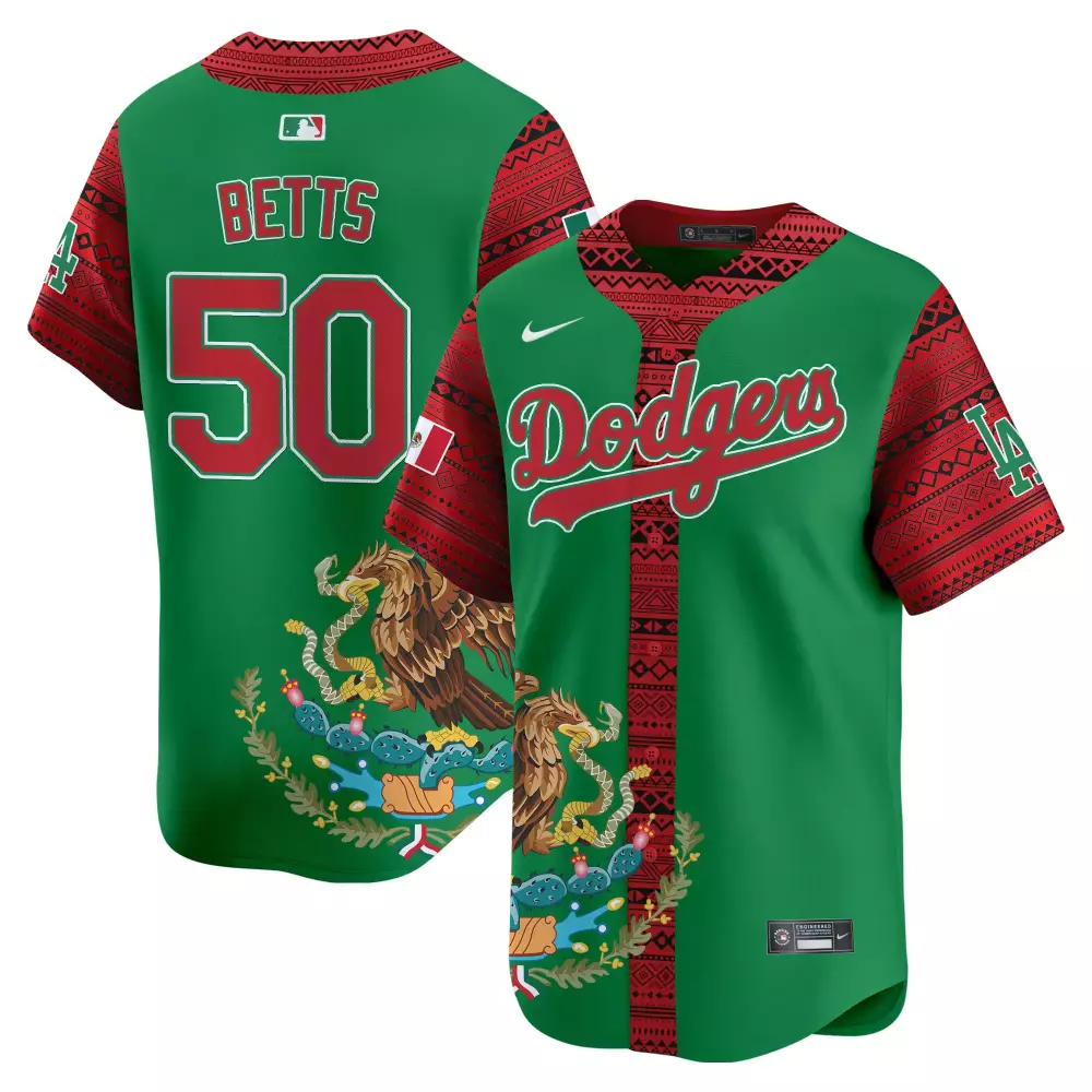 mookie betts green mens los angeles dodgers armed forces day vapor premier limited jersey all stitched