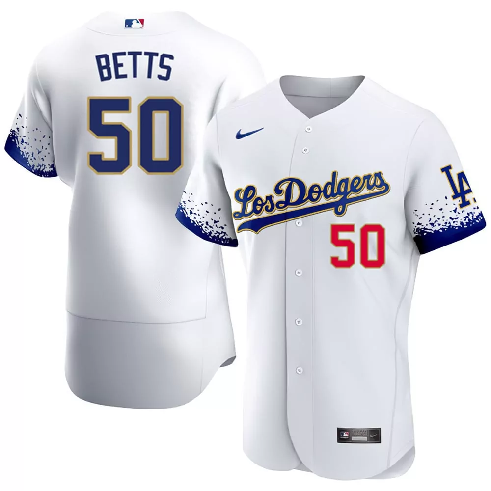 mookie betts men los angeles dodgers black heritage night jersey