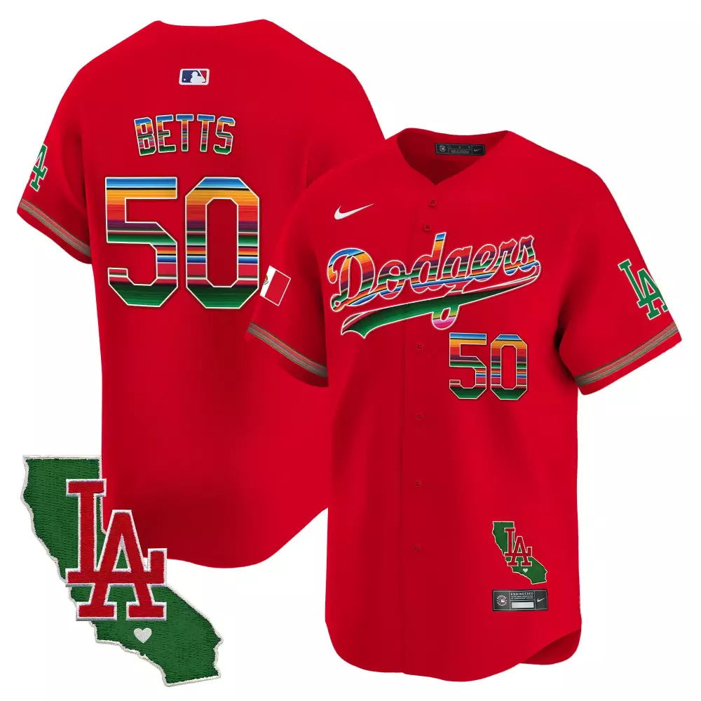 mookie betts red mens los angeles dodgers mexico california map cool base jersey all stitched