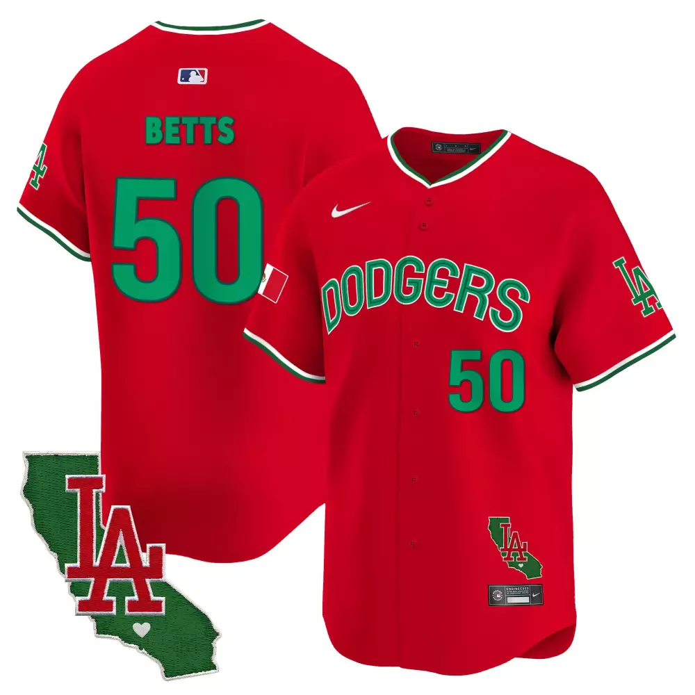 mookie betts red mens los angeles dodgers mexico california map cool base jersey all stitched