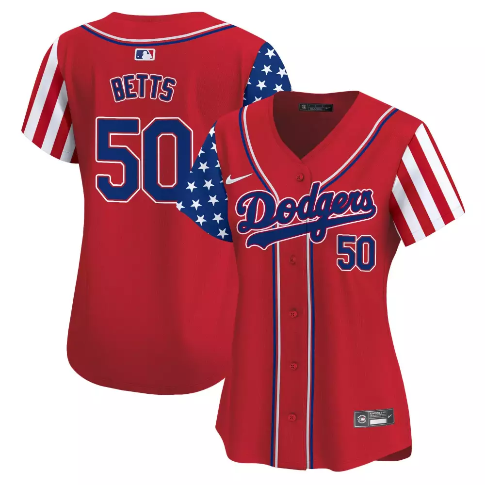 mookie betts red unisex los angeles dodgers mexico vapor premier limited jersey printed